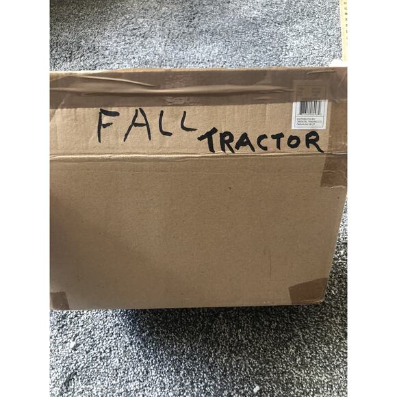 Scarecrow Tractor Halloween Thanksgiving Autumn Pumpkins Decor VTG With Box EUC - Picture 10 of 10